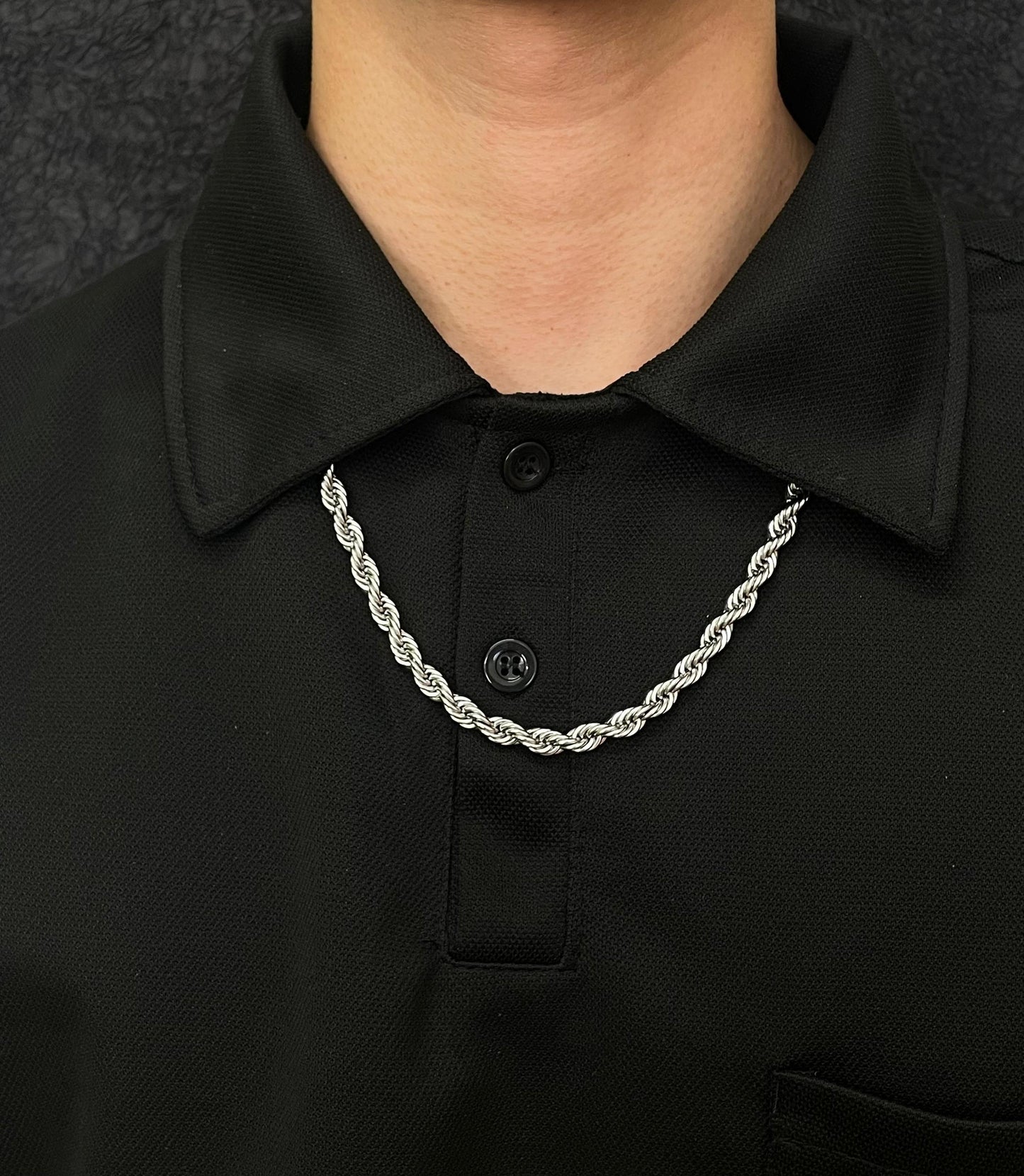 Twisted Stainless Steel Necklace β
