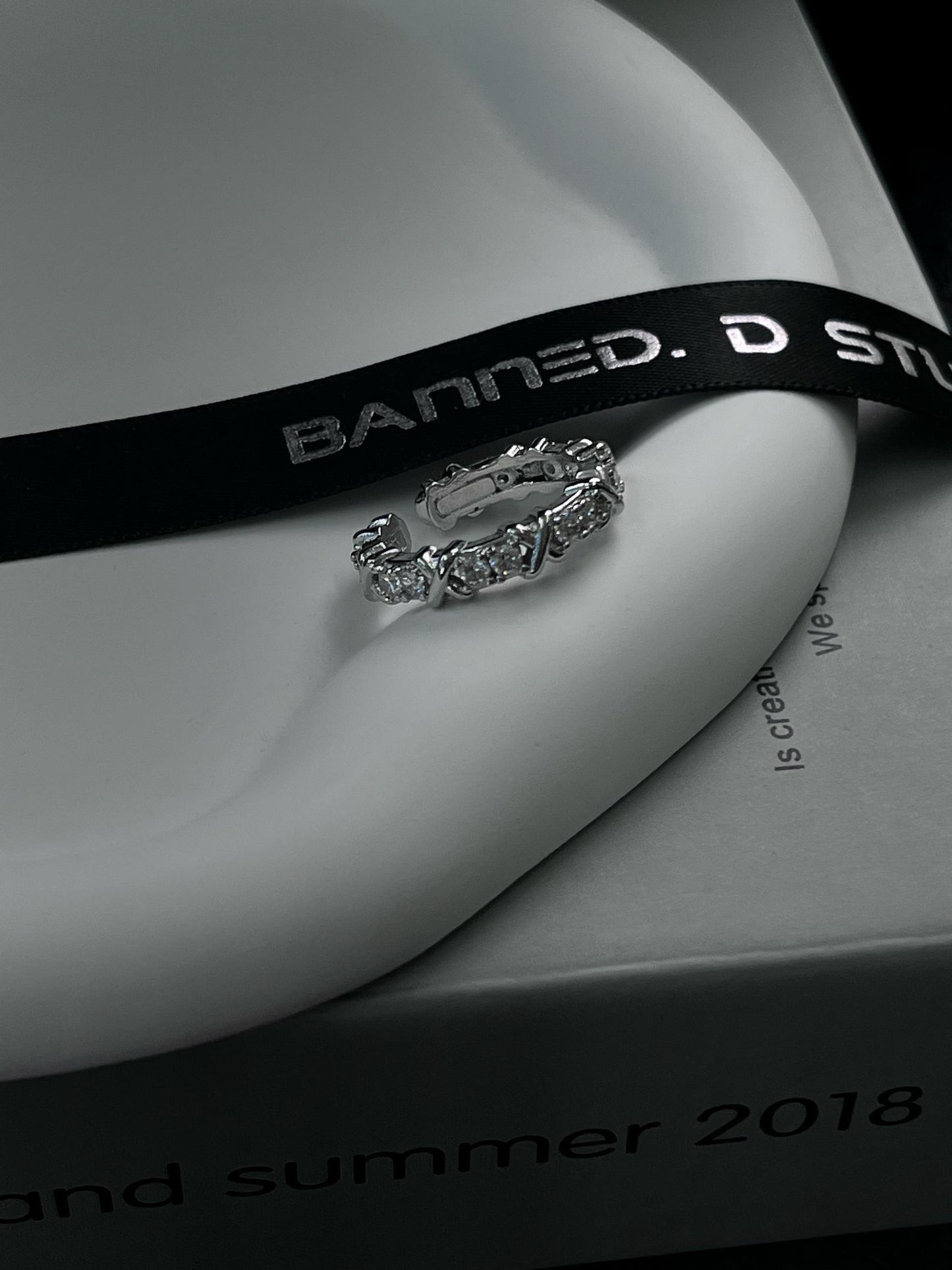 Iced Out Banding Style Ring