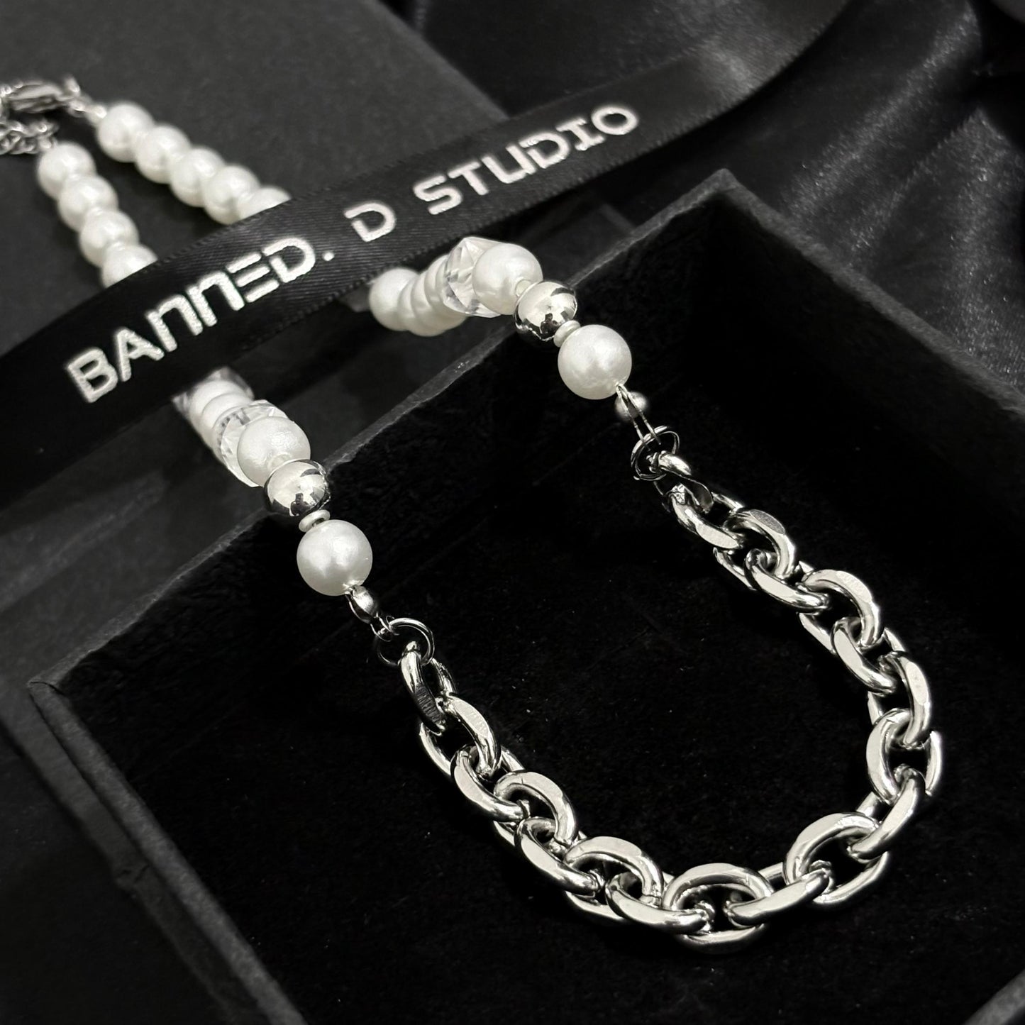 Cube Marble Necklace