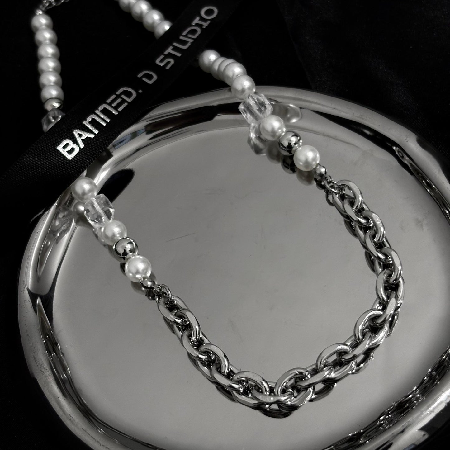 Cube Marble Necklace