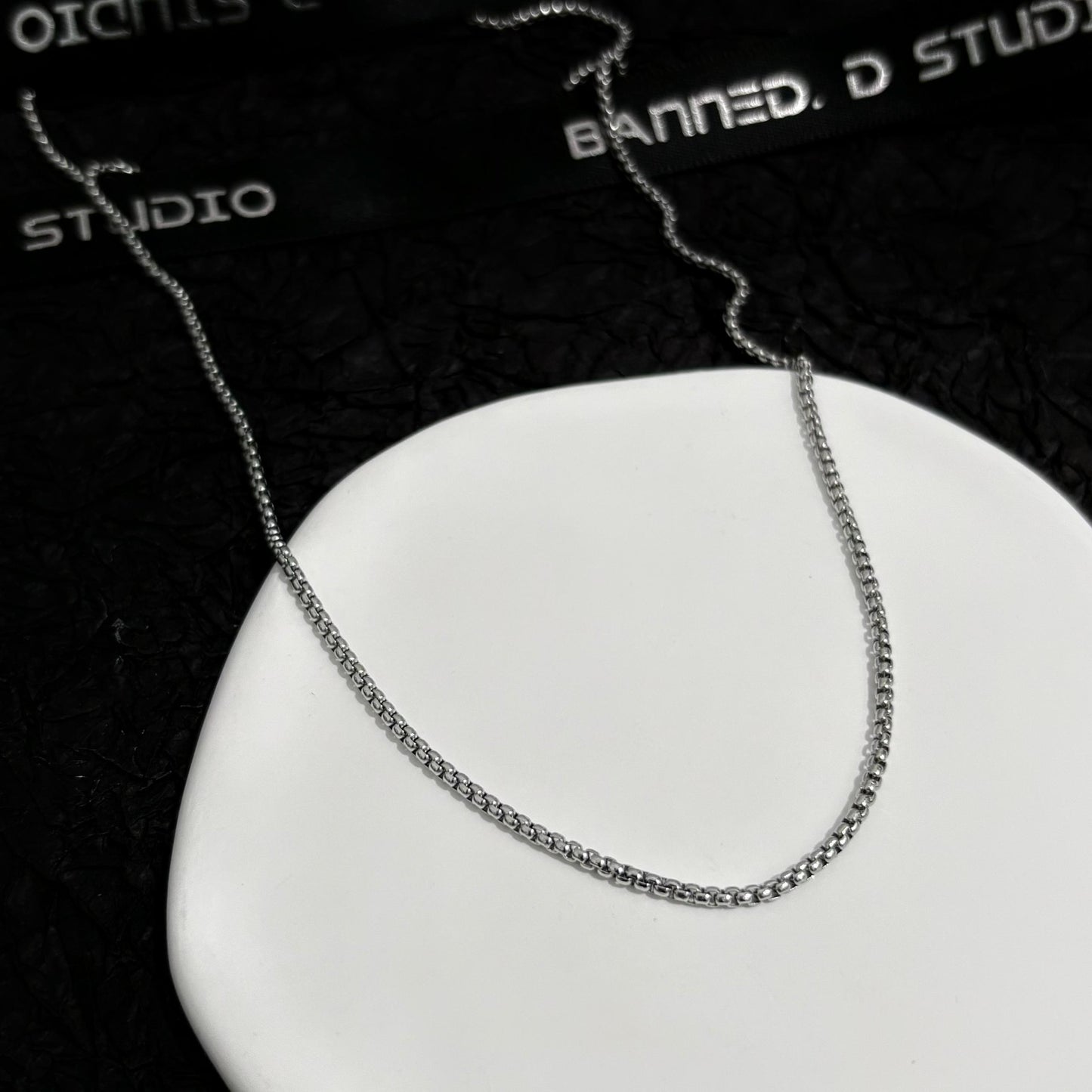 Pearl Style Plain Necklace