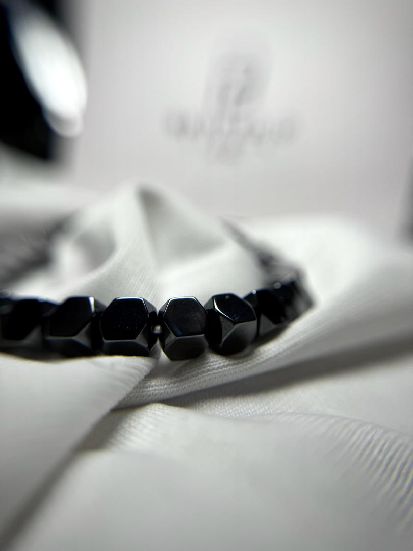 Hematite Beads Cut Style Bracelet