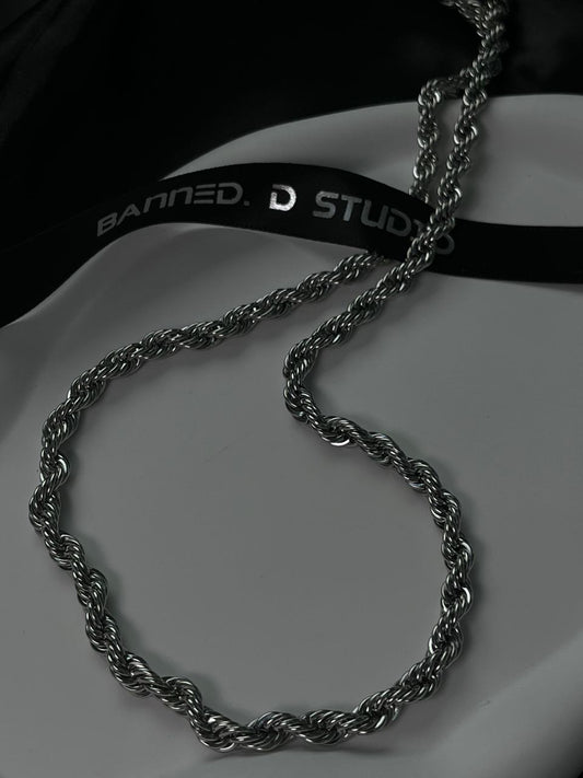 Twisted Stainless Steel Necklace ⛓