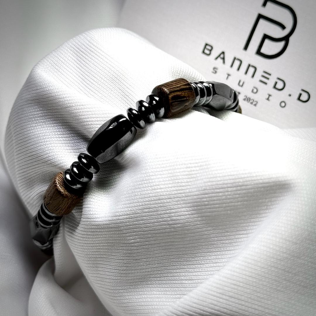 Retro Wood Stone Beads Style Bracelet