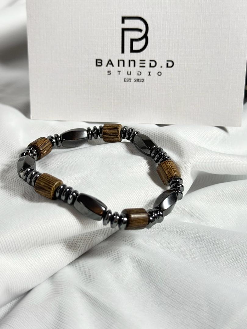 Retro Wood Stone Beads Style Bracelet