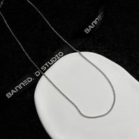 Ten Chain Style Plain Necklace